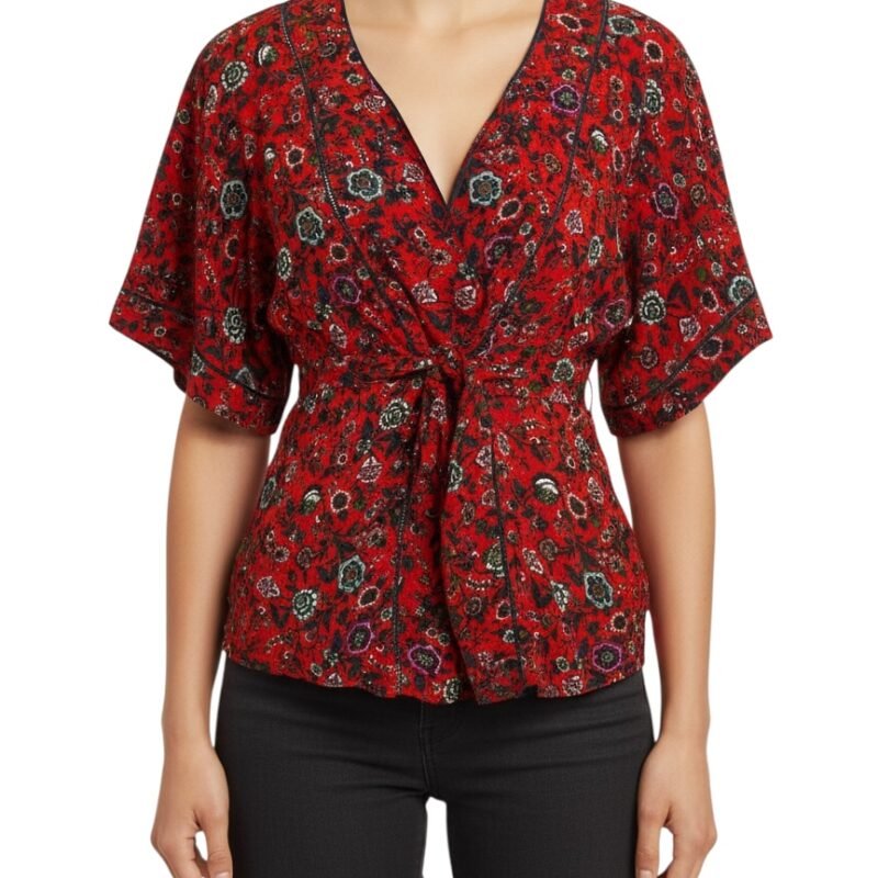 Blusa Floral Cruzada MAEVE