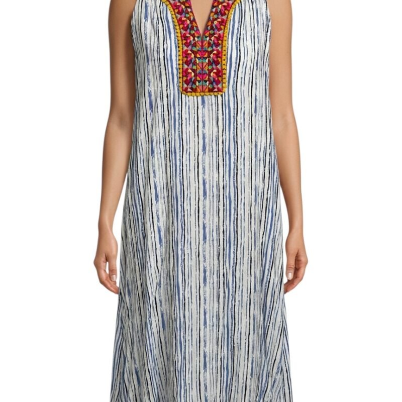 Vestido Rayas Azul THML