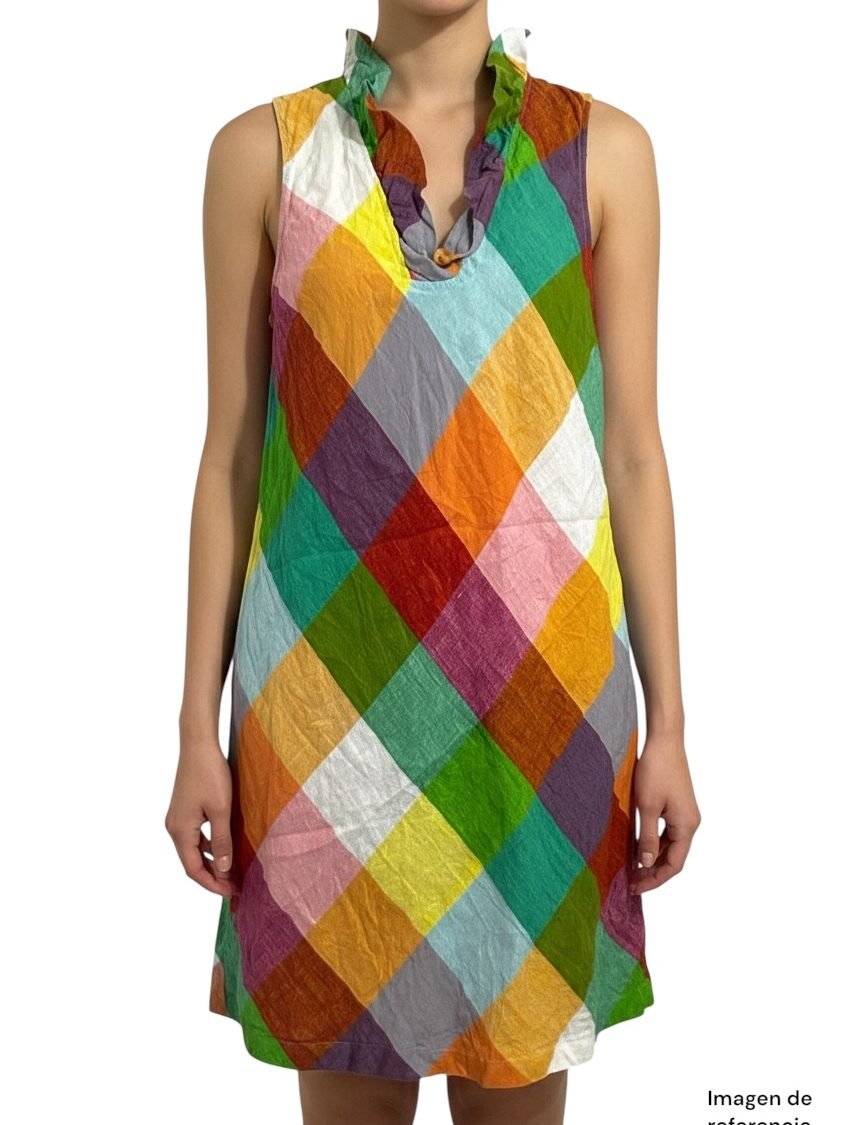 Vestido Estampado Multicolor CROWN & IVY
