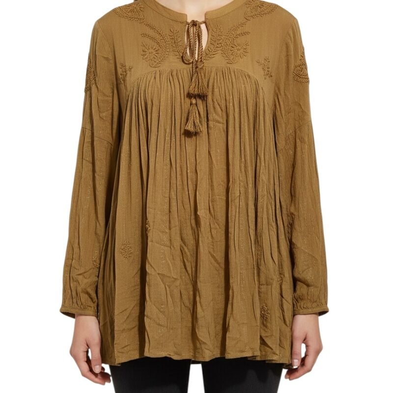 Blusa Boho Bordada RACHEL ZOE