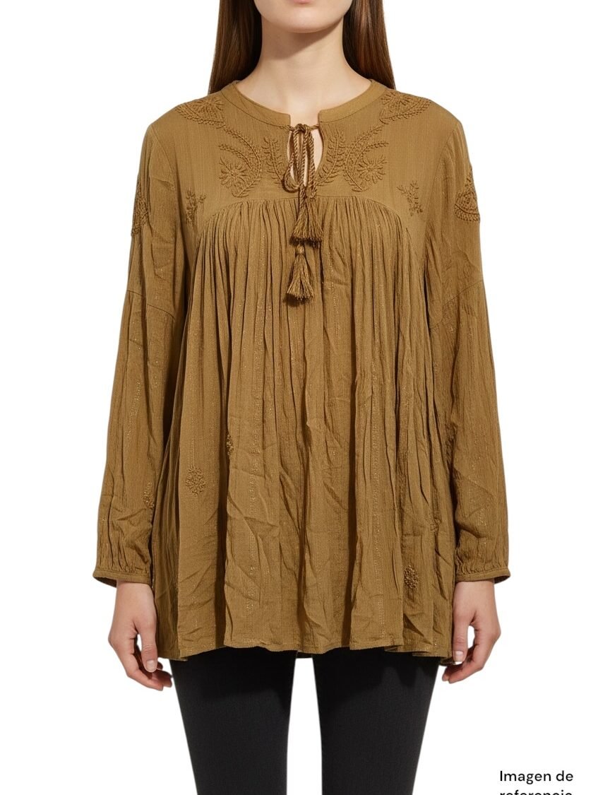Blusa Boho Bordada RACHEL ZOE