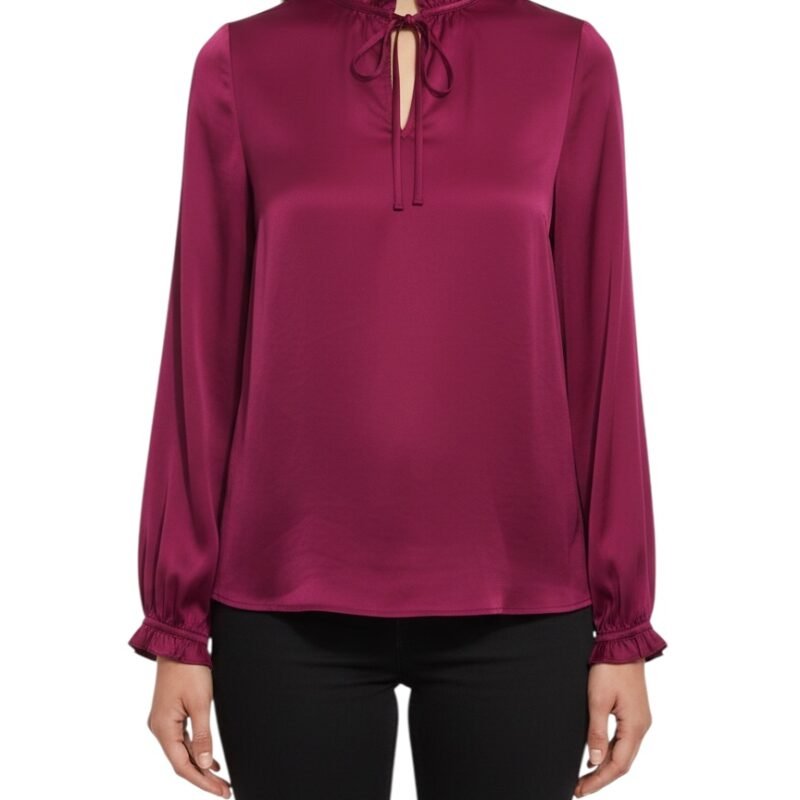 Blusa Satinada Fucsia LOFT
