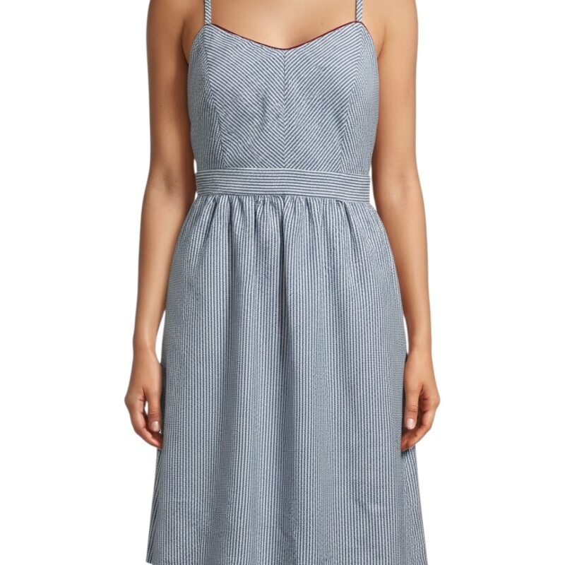 Vestido Celeste Tirantes R&K