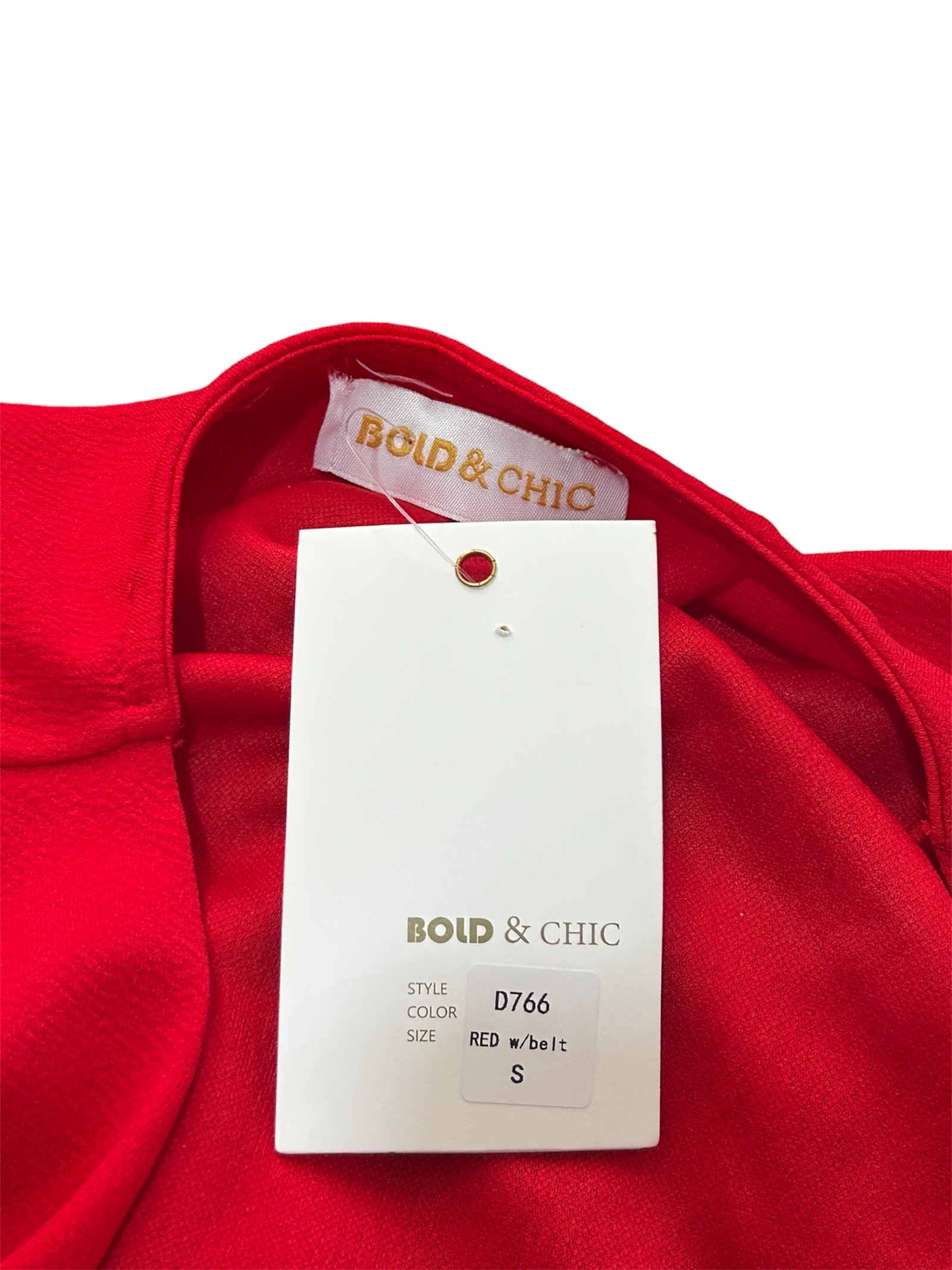 Enterizo Rojo Plisado BOLD & CHIC - Imagen 5