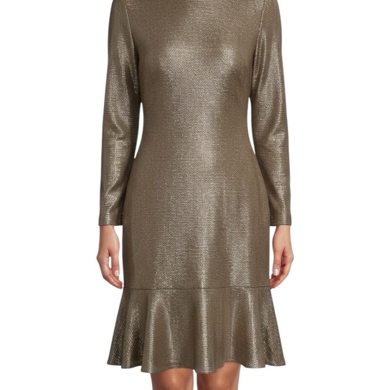 Vestido Dorado Elegante NIGHTWAY