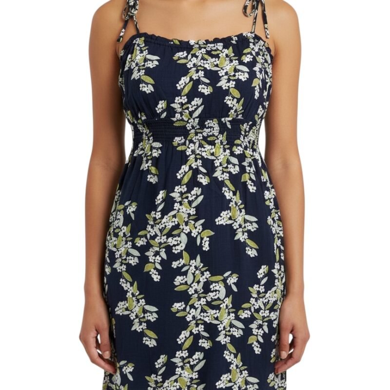 Vestido Floral Azul Marino OLD NAVY