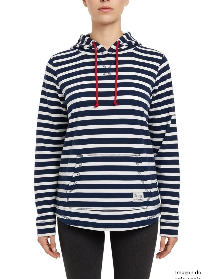 Sudadera Rayas Azul ORVIS