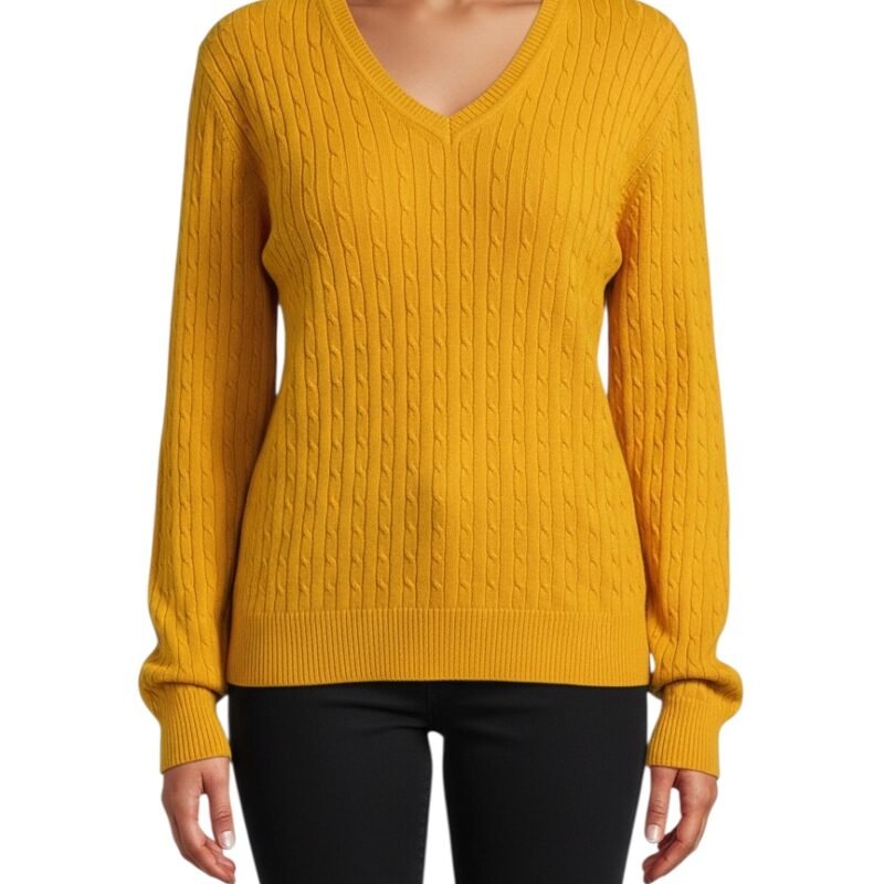Suéter Amarillo Tejido KIM ROGERS