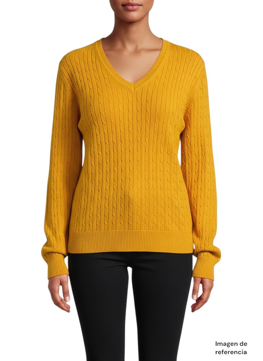 Suéter Amarillo Tejido KIM ROGERS