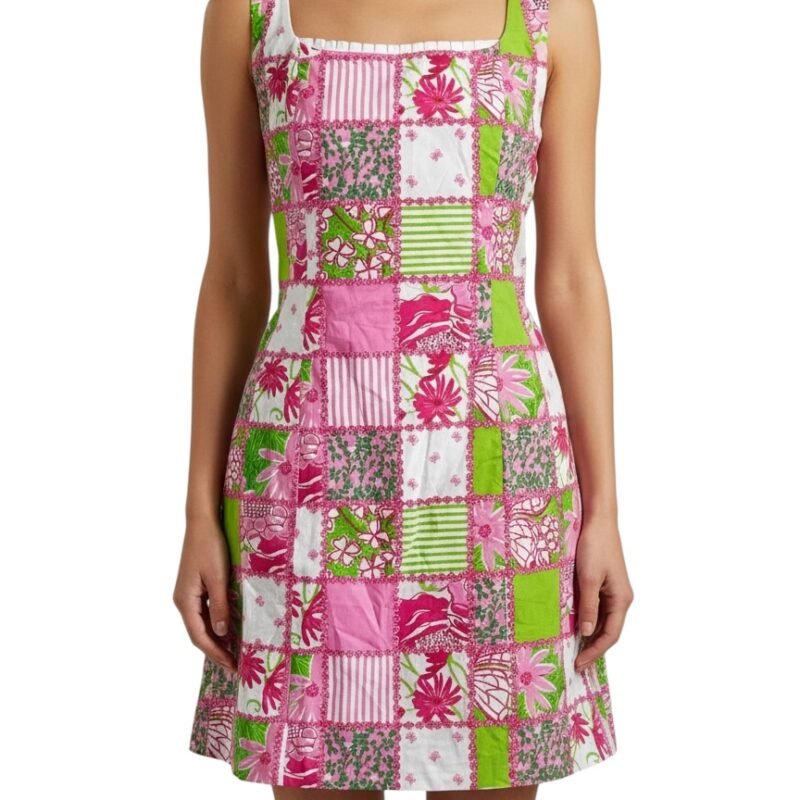Vestido Patchwork Multicolor LILLY PULITZER
