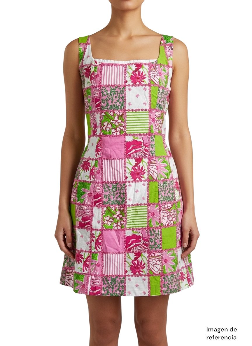 Vestido Patchwork Multicolor LILLY PULITZER