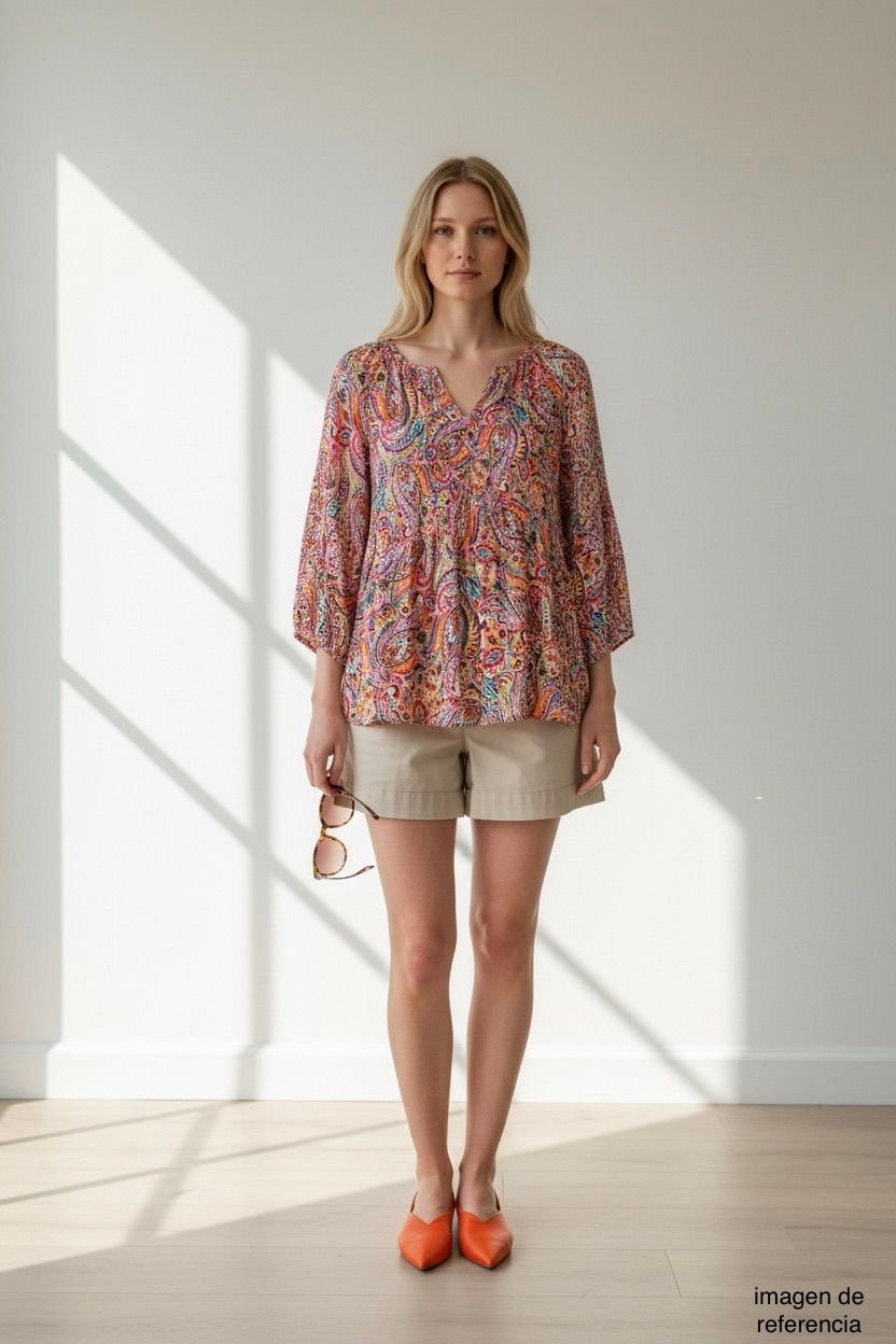 Blusa Boho Multicolor FLORAL & IVY