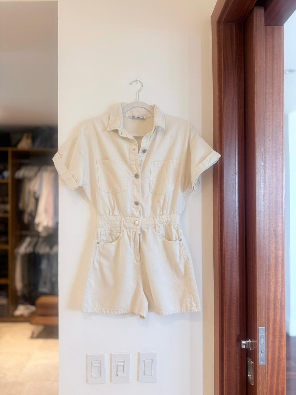 Jumpsuit corto denim ZARA - Imagen 2