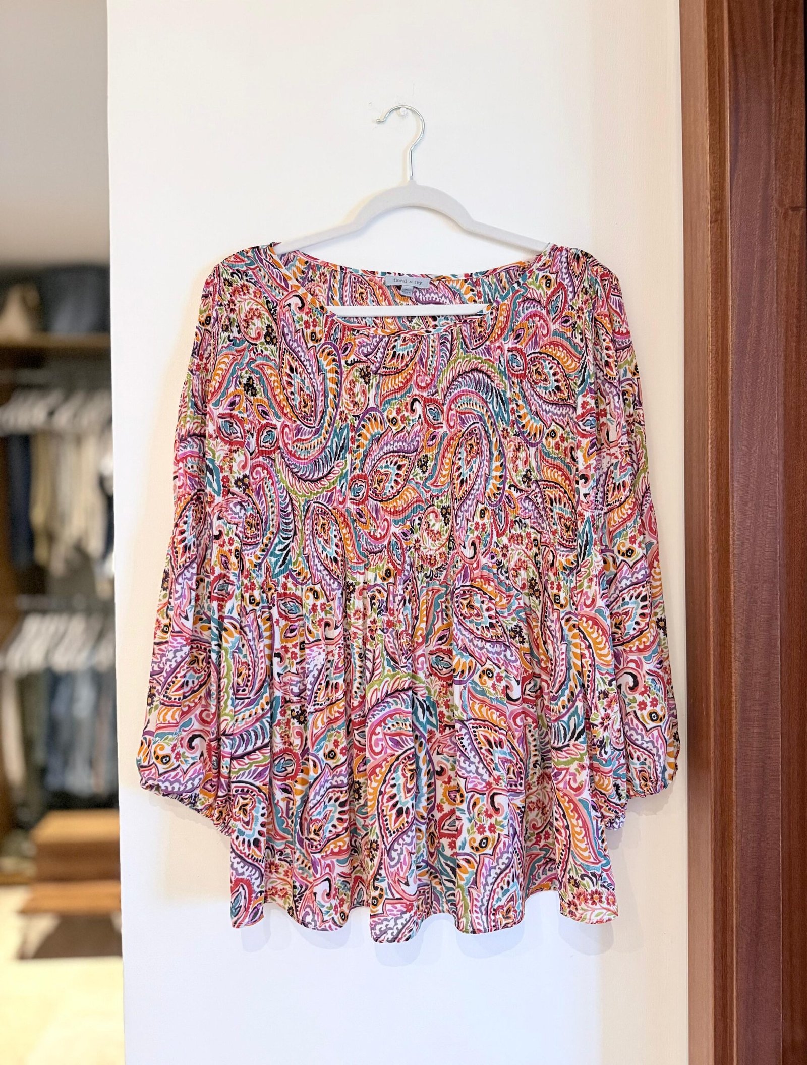 Blusa Boho Multicolor FLORAL & IVY - Imagen 2