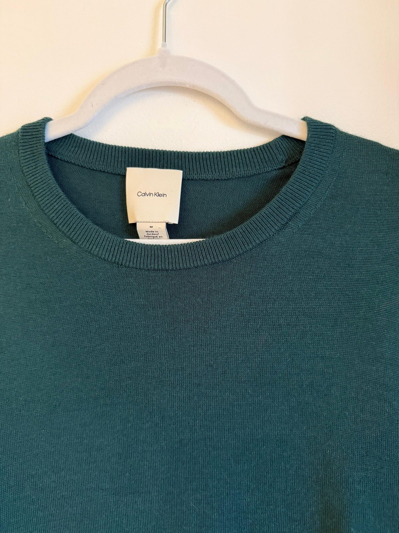 Suéter básico verde CALVIN KLEIN - Imagen 4