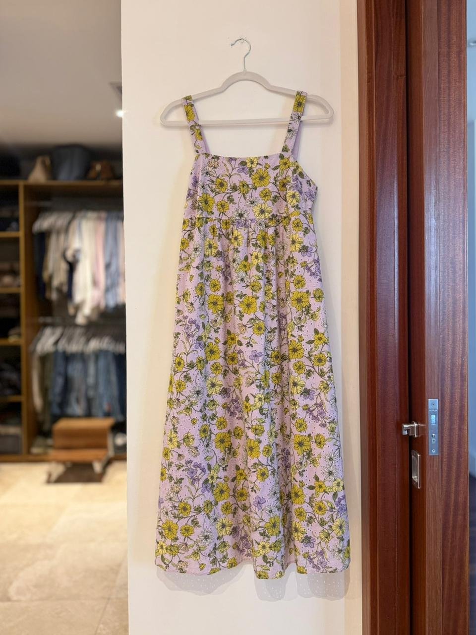 Vestido floral midi tirantes LOFT - Imagen 3