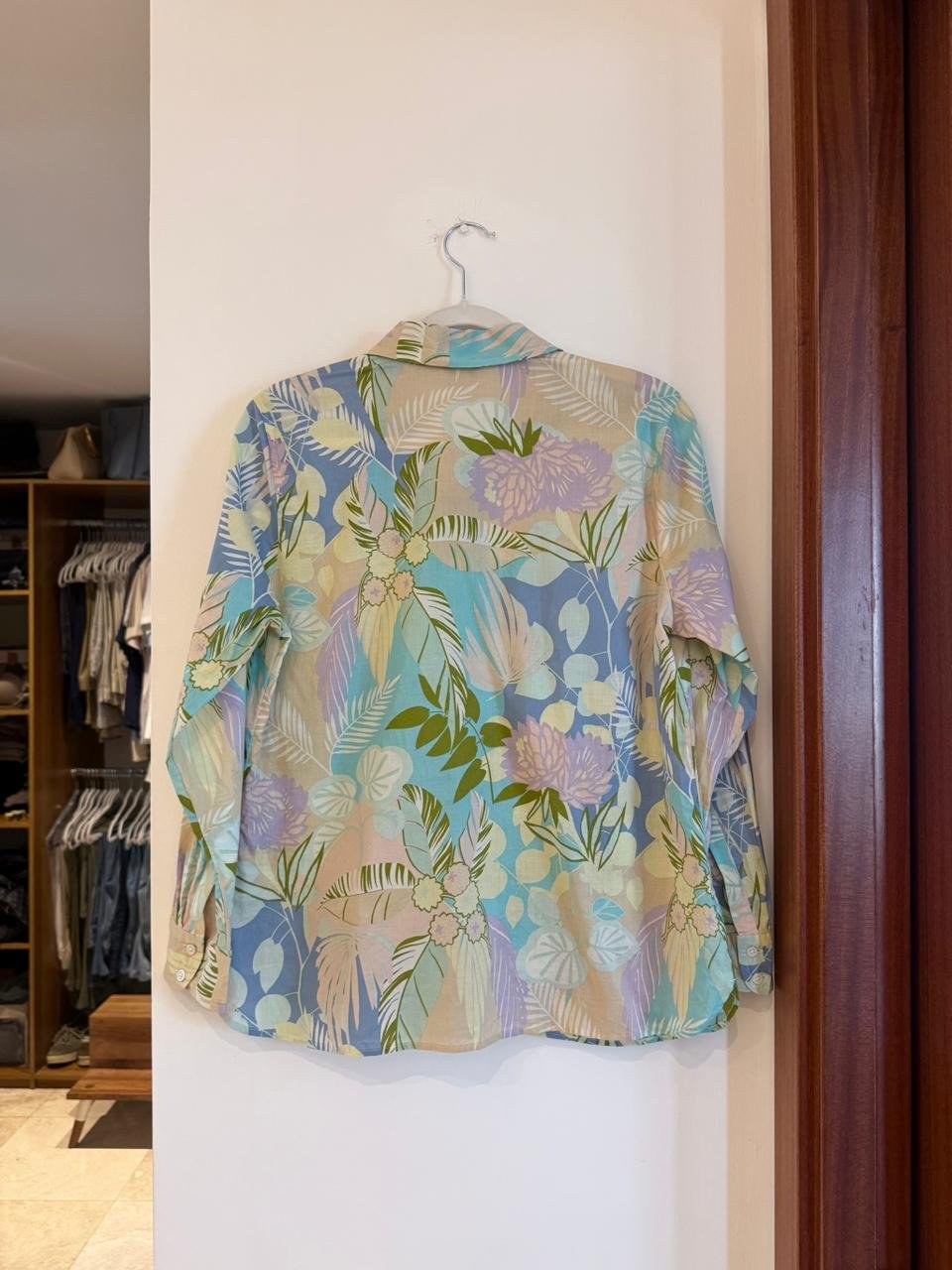 Blusa Tropical Estampada TALBOTS PETITE - Imagen 3