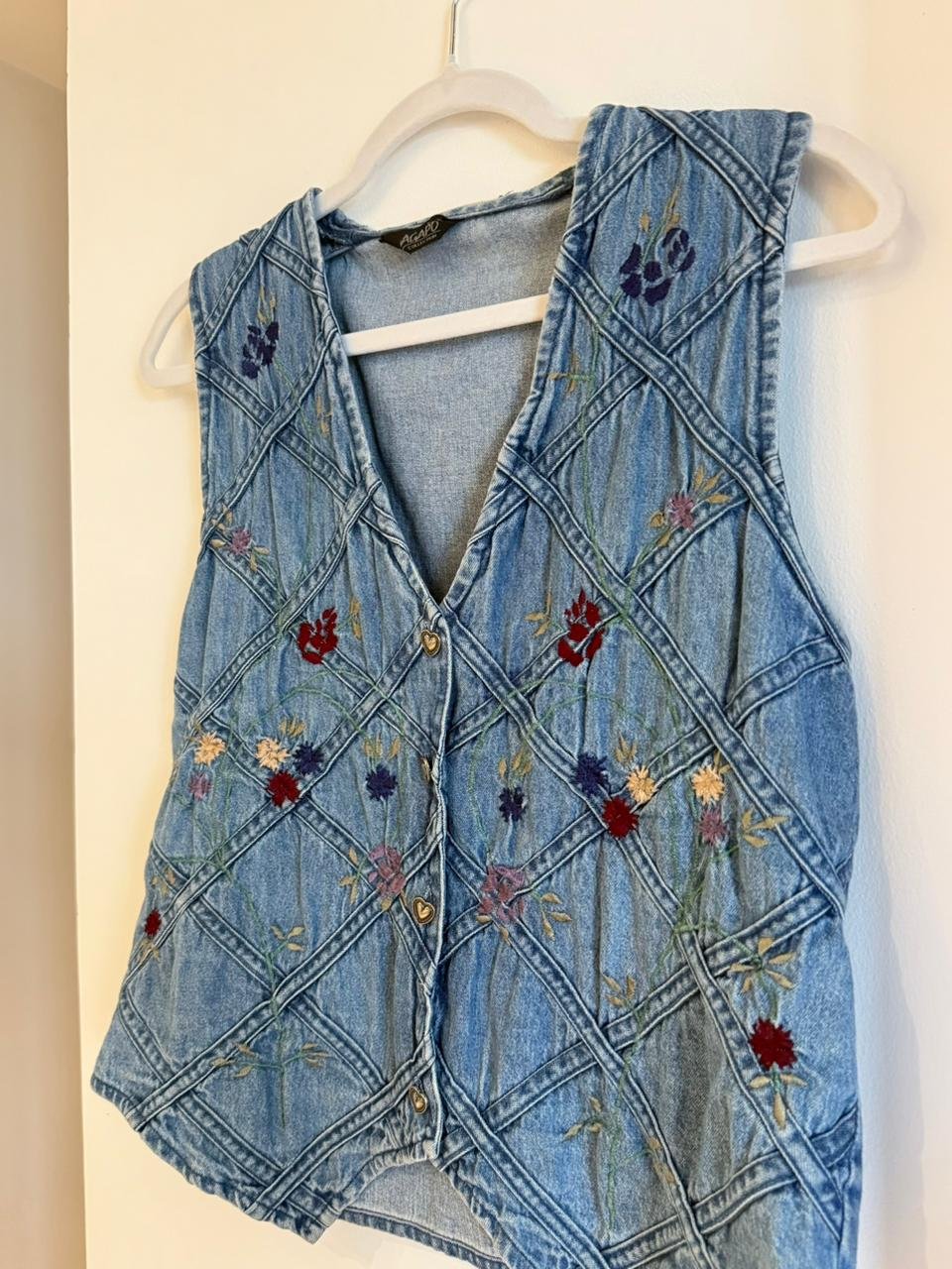 Chaleco Bordado Floral ACAPO - Imagen 3