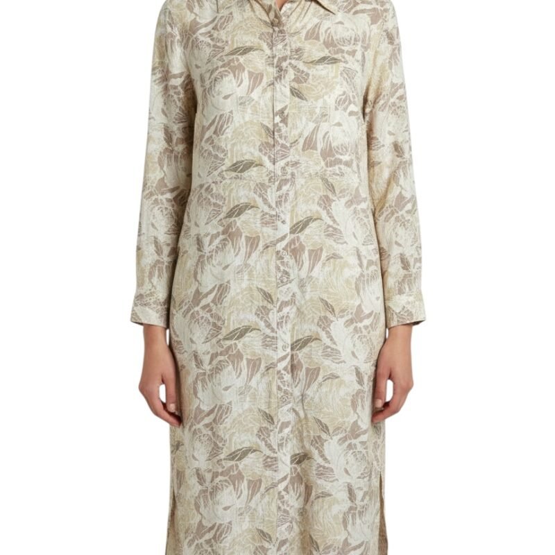 Vestido Estampado Natural LARK + GREY