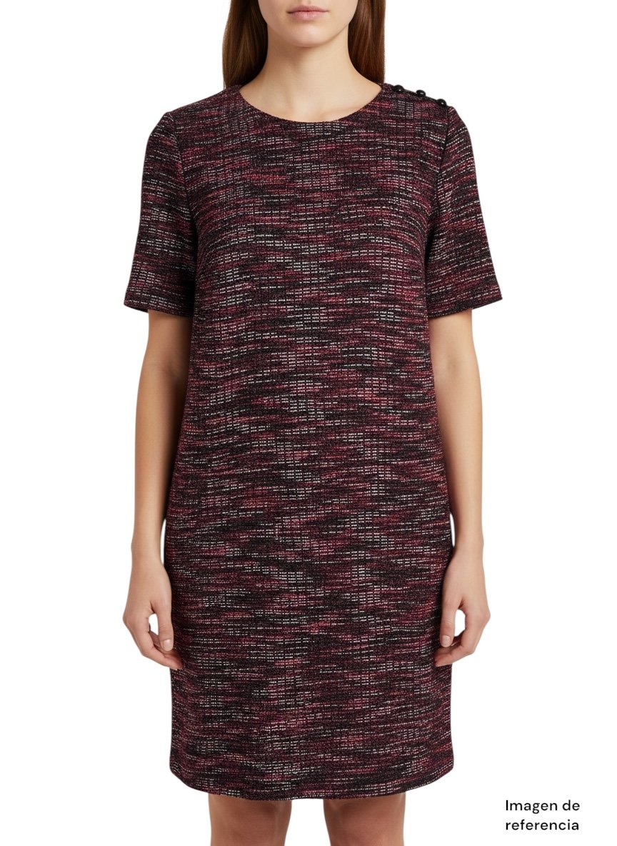 Vestido Texturizado Multicolor LOFT