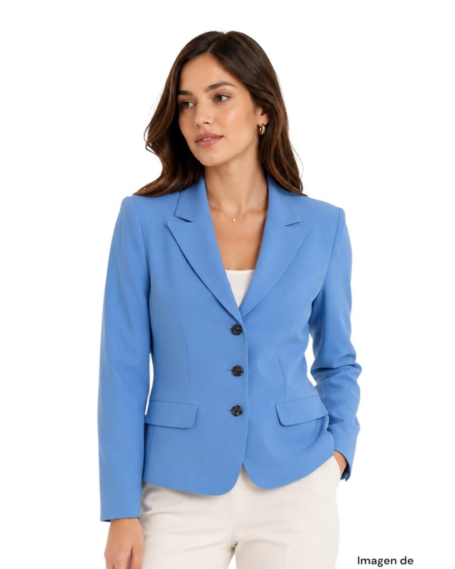 Blazer Clásico Azul Cielo TAHARI