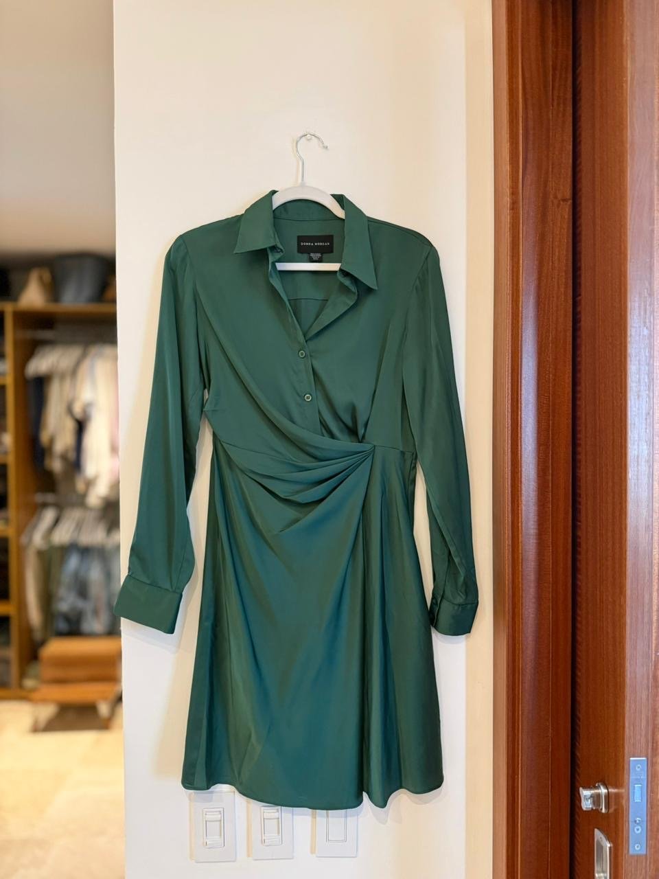 Vestido verde elegante DONNA MORGAN - Imagen 2
