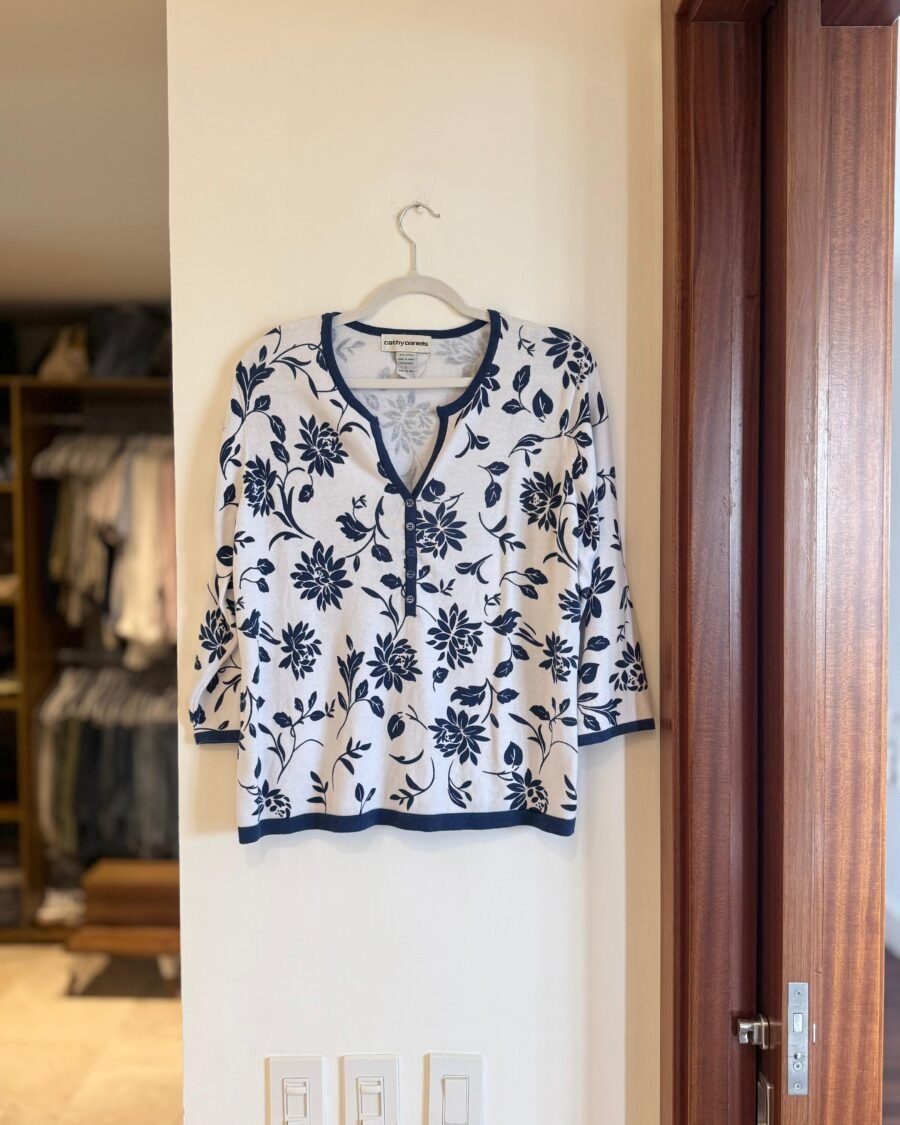 cardigan ligero estampado floral CATHY DANIELS