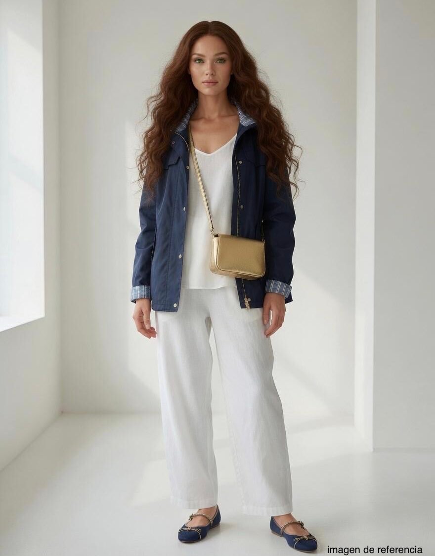 Chaqueta Ligera Azul Marino CYNTHIA ROWLEY