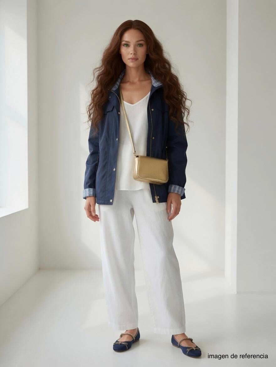 Chaqueta Ligera Azul Marino CYNTHIA ROWLEY