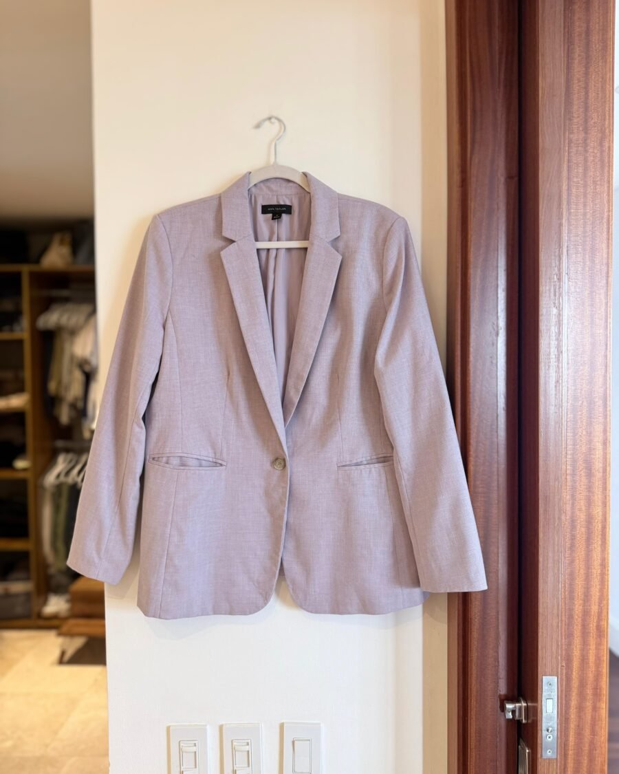 Blazer Lavanda Clásico ANN TAYLOR
