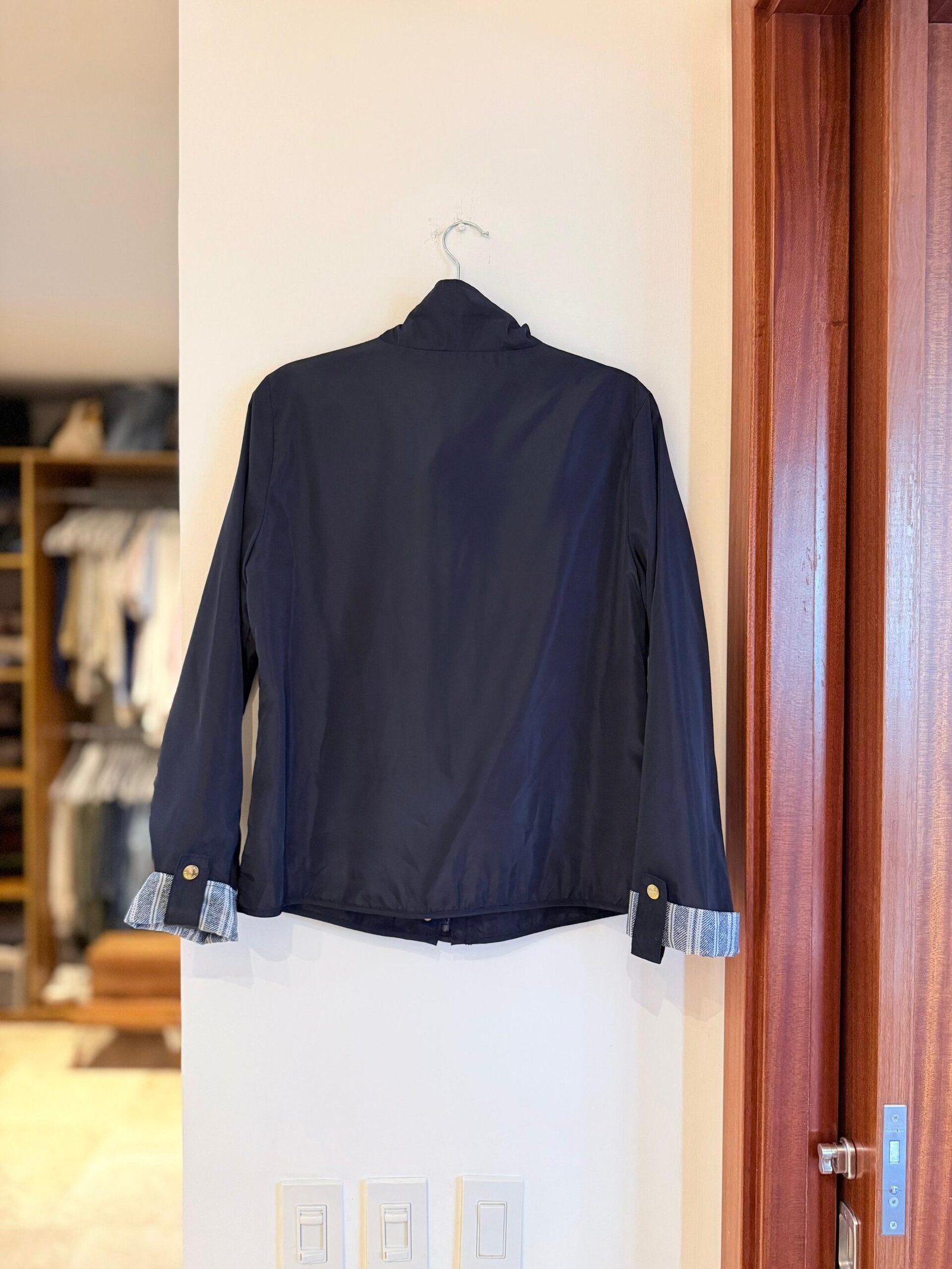 Chaqueta Ligera Azul Marino CYNTHIA ROWLEY - Imagen 3