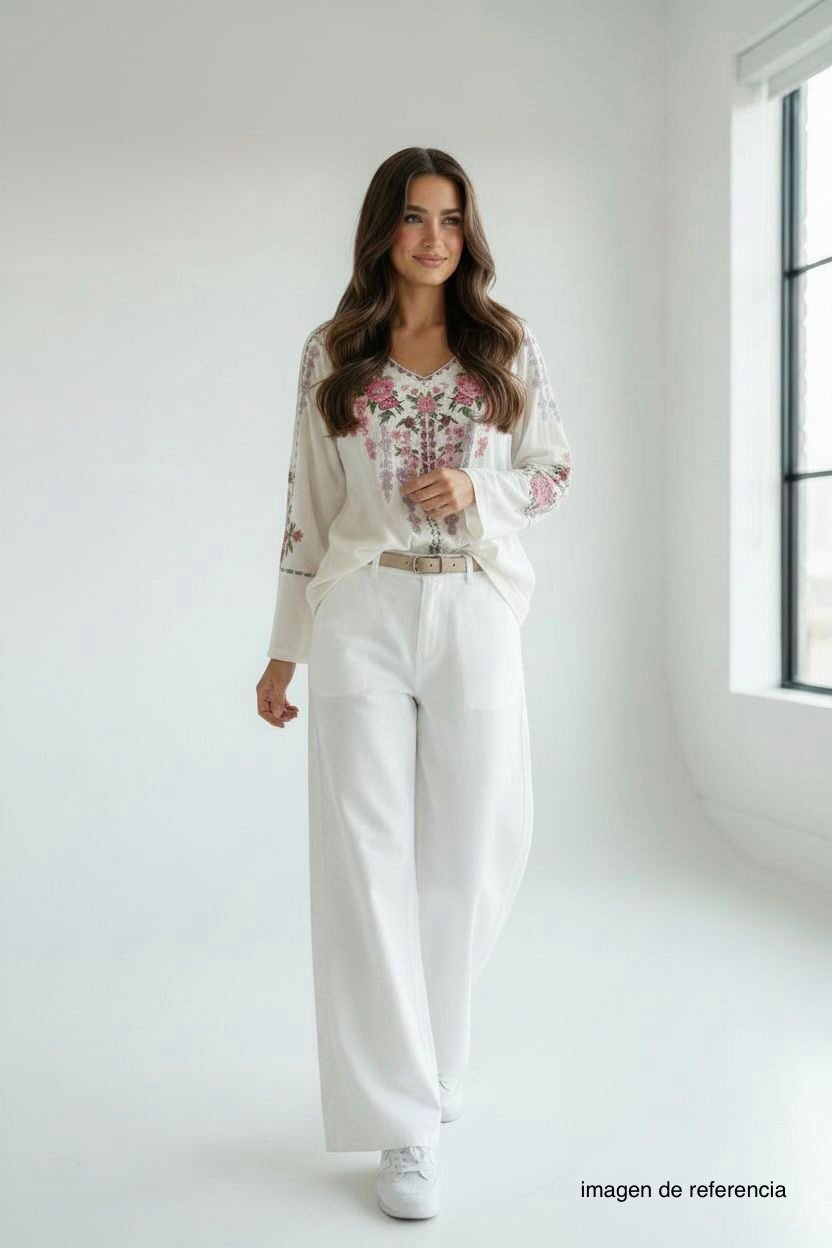 Blusa Bordada Floral SUNDANCE