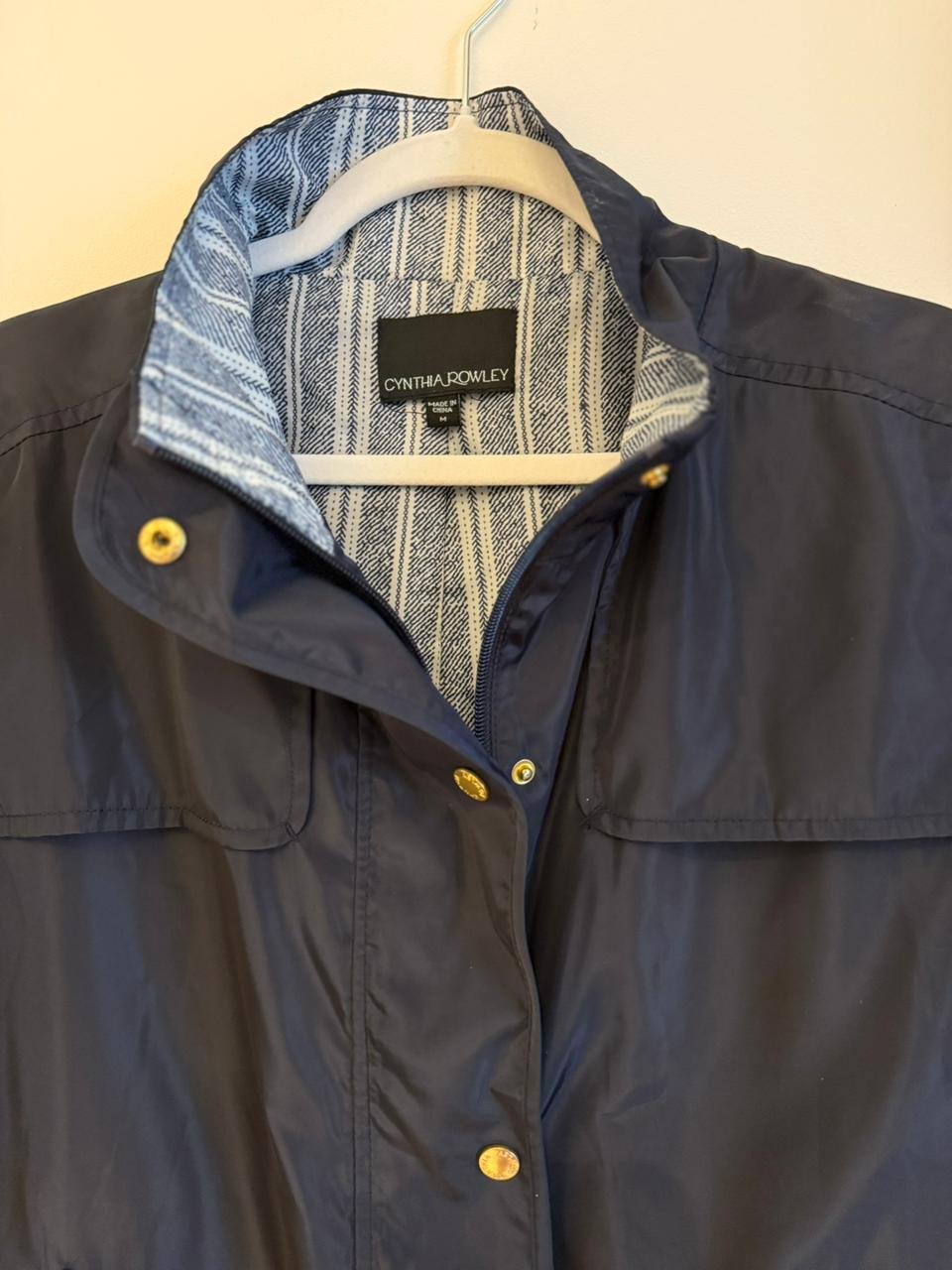 Chaqueta Ligera Azul Marino CYNTHIA ROWLEY - Imagen 5
