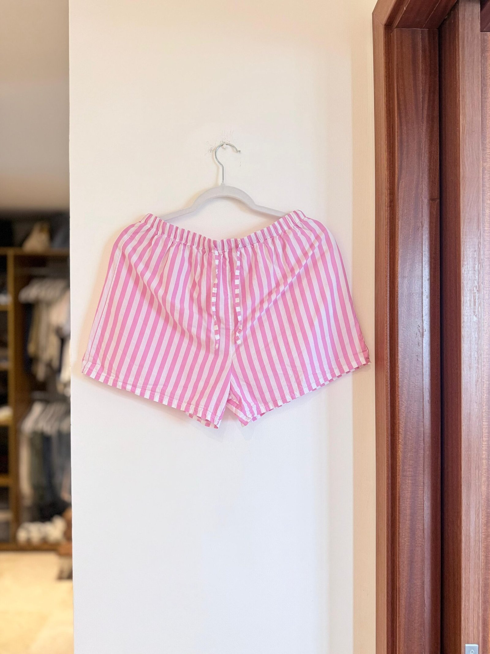 Short de rayas rosa y blanco - Imagen 2