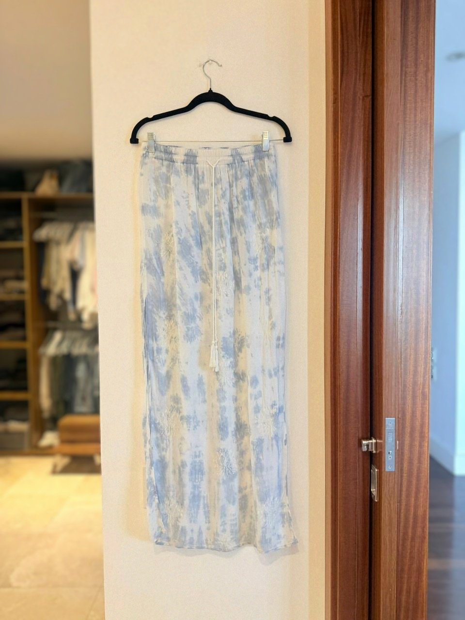 Falda Maxi Estampada Azul - Imagen 2