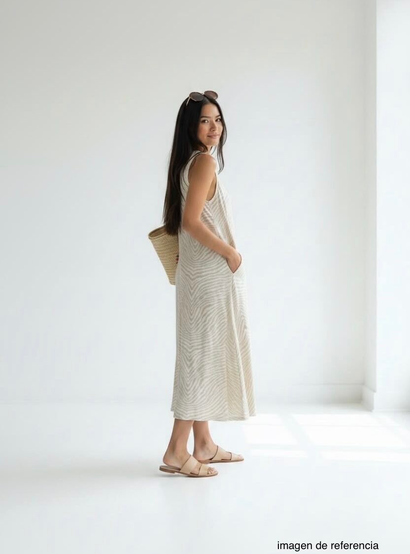 Vestido Midi Suelto NATURAL LIFE