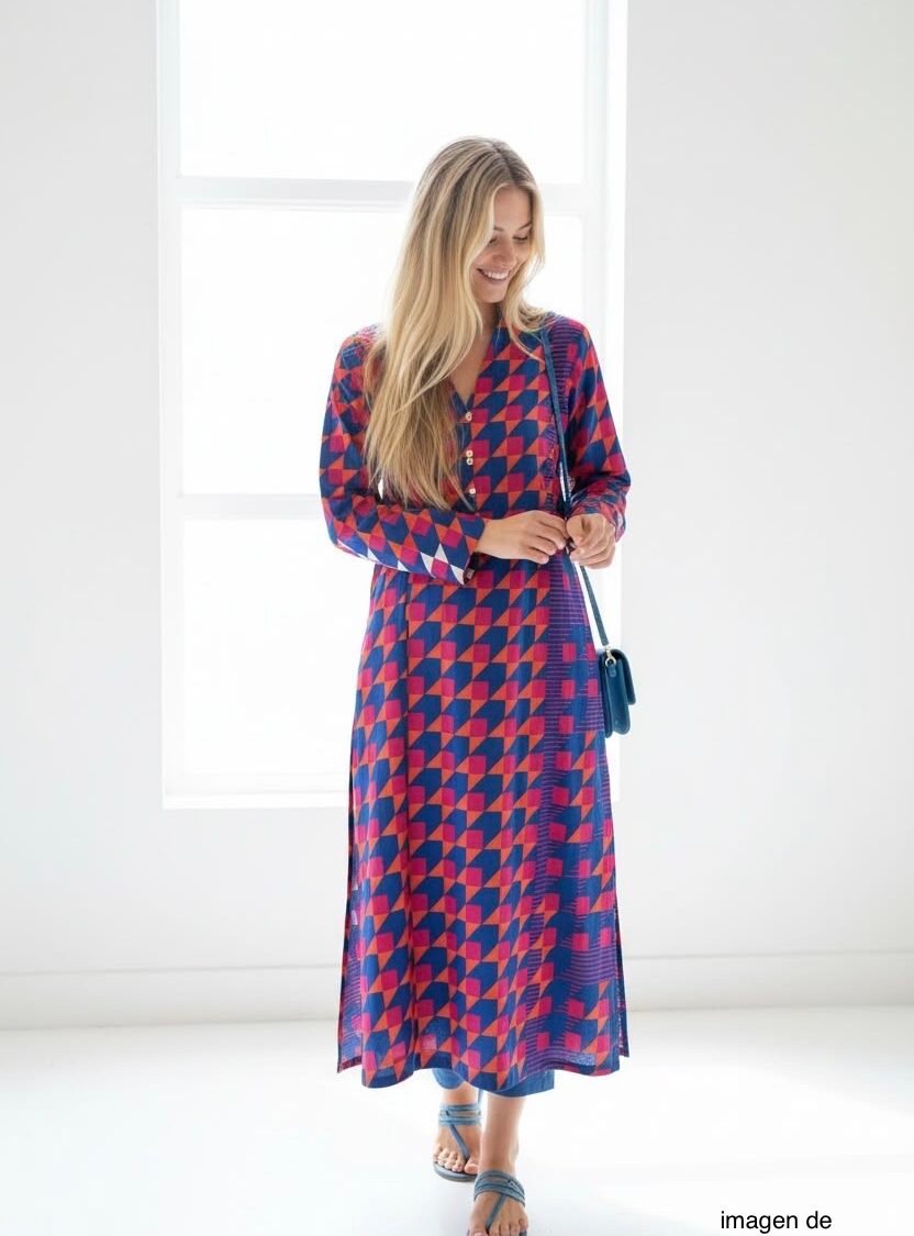 Vestido camisero estampado  J. ESSENTIALS
