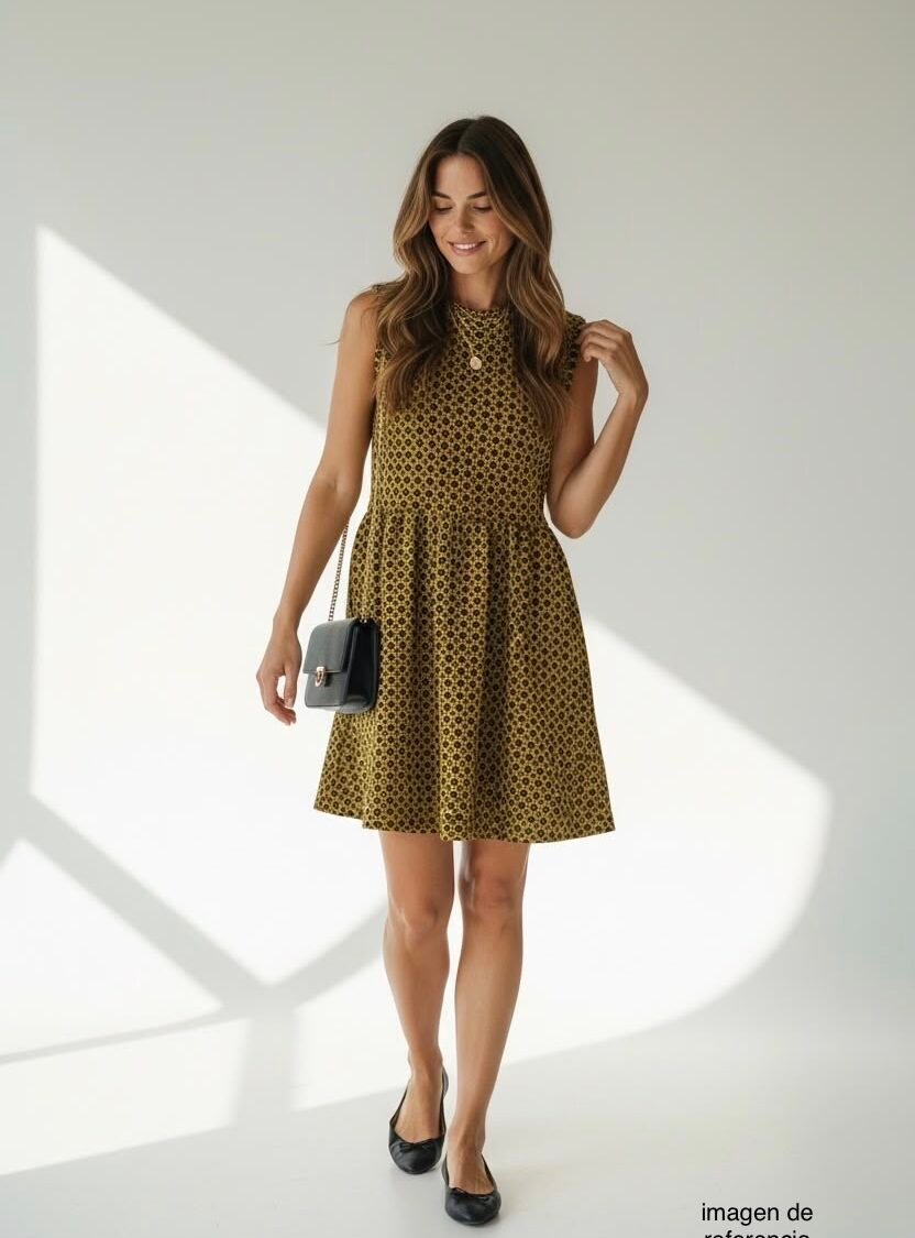 Vestido Texturizado Sin Mangas XHILARATION