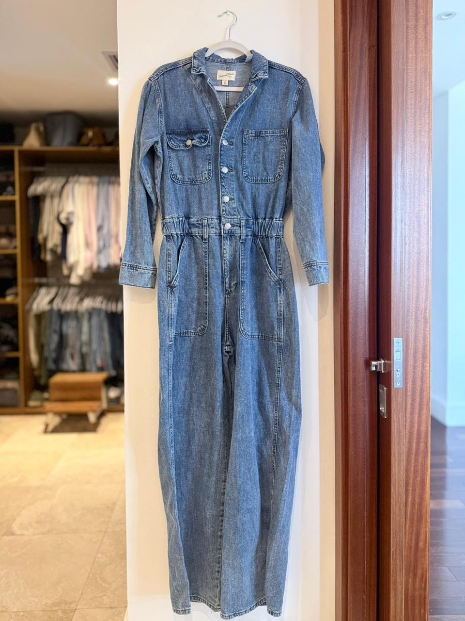 Jumpsuit Denim Utility UNIVERSAL THREAD - Imagen 2