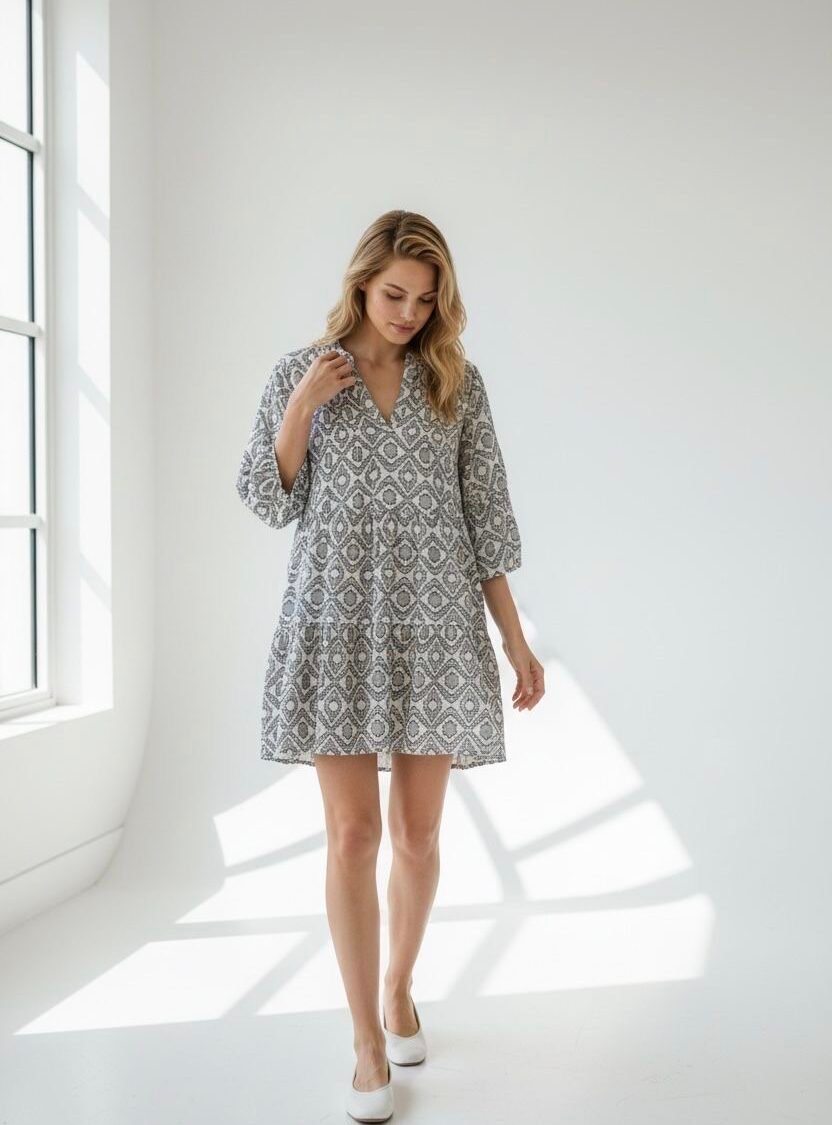 Vestido Estampado Geométrico TOMMY BAHAMA