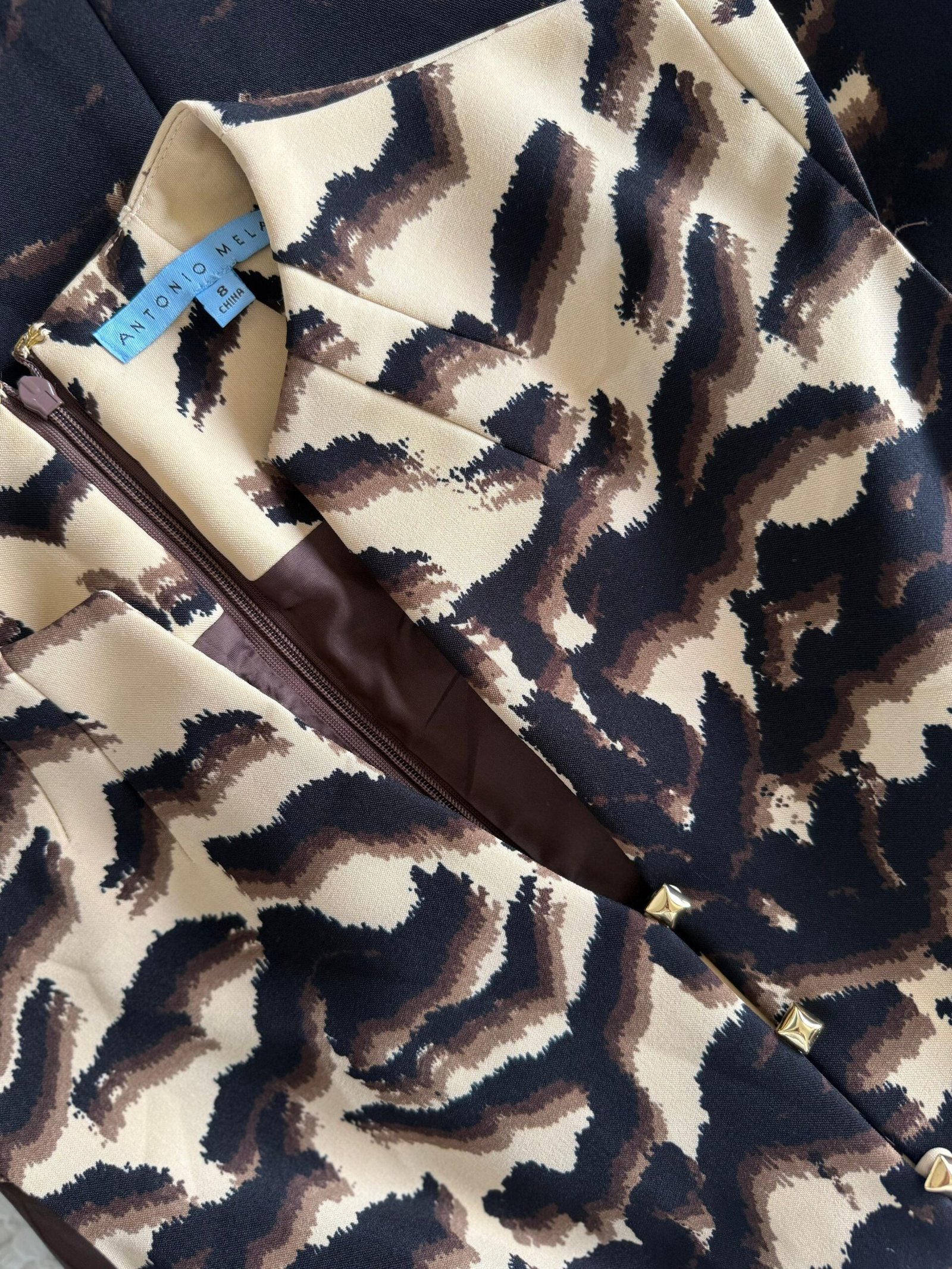 Vestido estampado sin mangas ANTONIO MELANI - Imagen 4