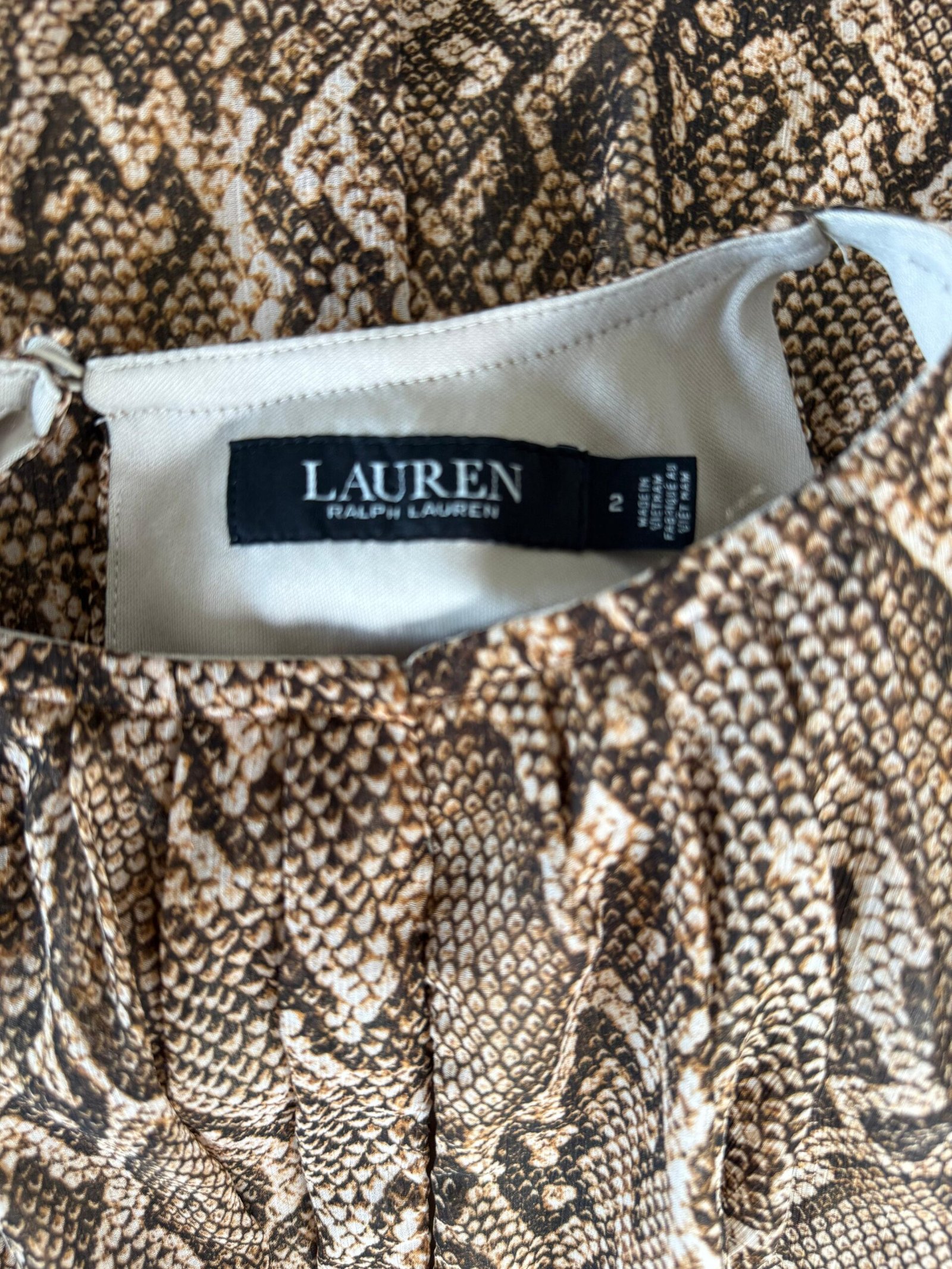 Vestido snake print LAUREN RALPH LAUREN - Imagen 4