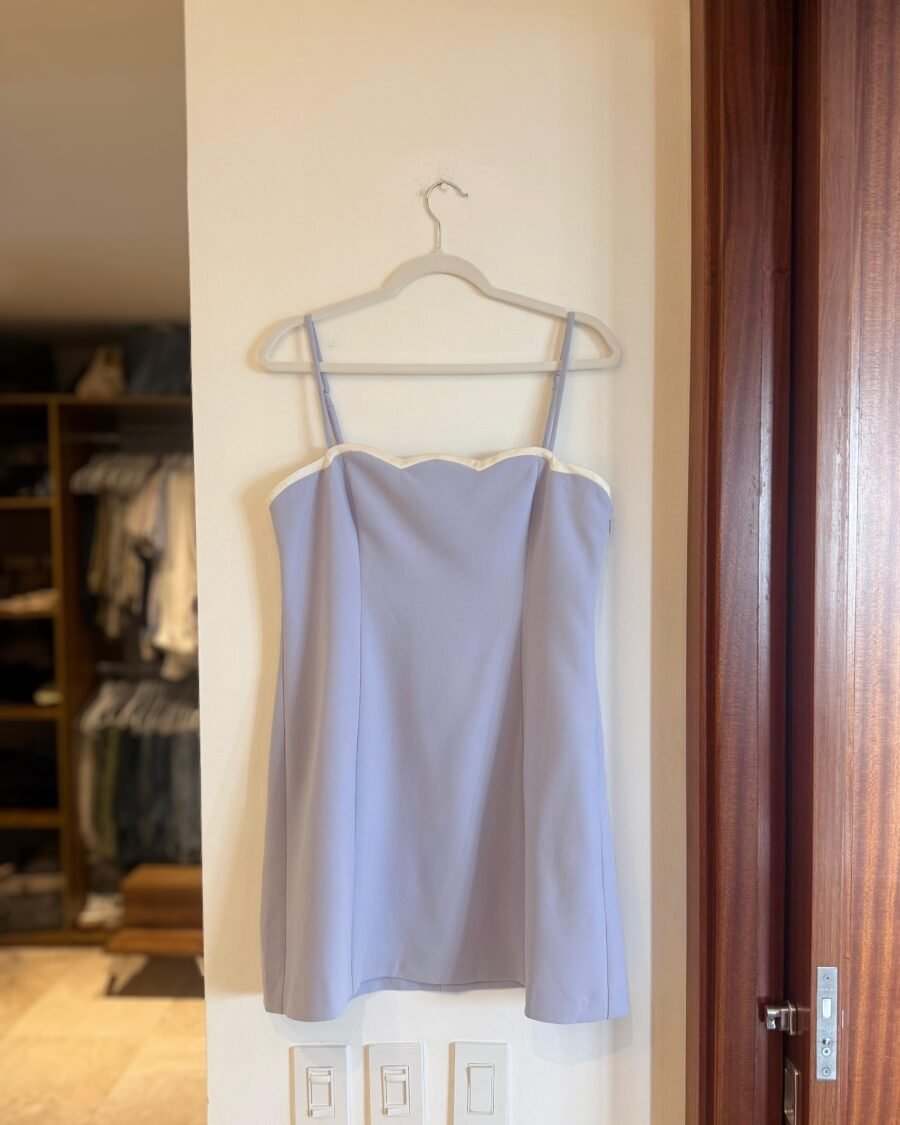 Vestido mini lila pastel FRENCH CONNECTION