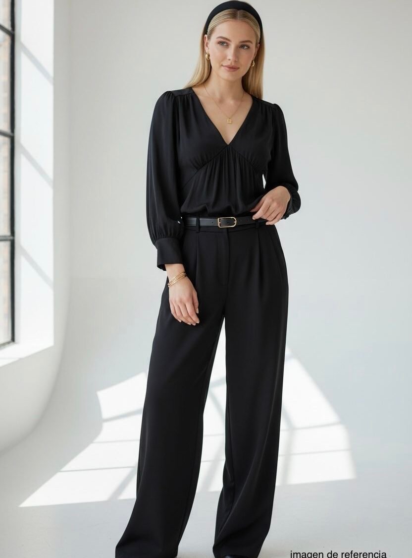 Blusa Elegante Negra BANANA REPUBLIC