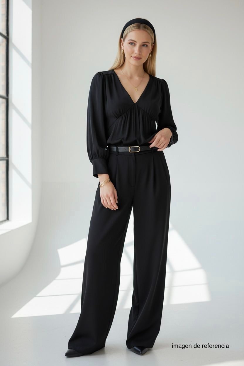 Blusa Elegante Negra BANANA REPUBLIC